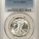 Half Dollars 1944 WALKING LIBERTY HALF DOLLAR – PCGS MS-64, ORIGINAL PATINA!
