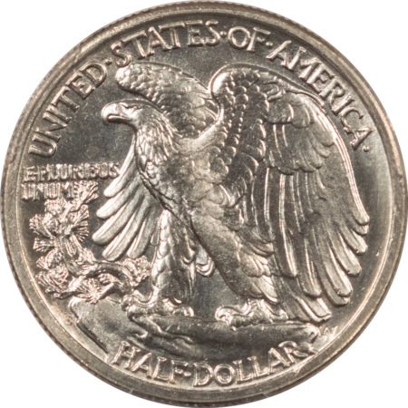 Half Dollars 1943-S WALKING LIBERTY HALF DOLLAR – PCGS MS-65, BLAZING WHITE GEM!