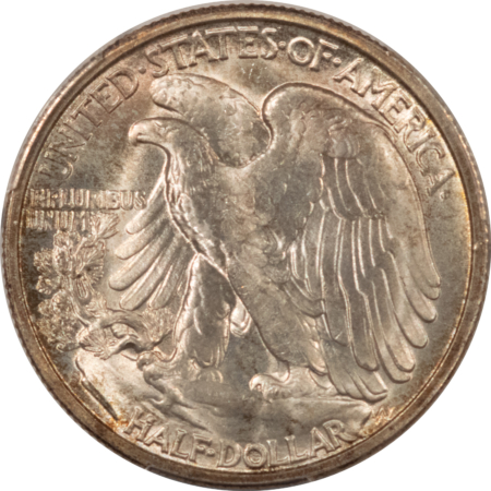 Half Dollars 1944-S WALKING LIBERTY HALF DOLLAR – PCGS MS-65, CLEAN SURFACE! ORIG WHITE GEM!