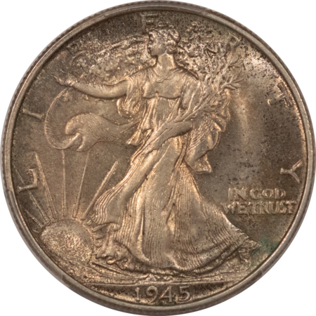 Half Dollars 1945 WALKING LIBERTY HALF DOLLAR – PCGS MS-64