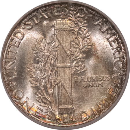 Dimes 1945-D MERCURY DIME – ICG MS-68, OLD ICG HOLDER, LOVELY!