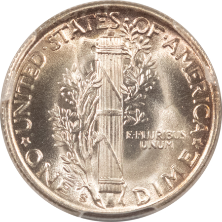 Mercury Dimes 1945-S MERCURY DIME – PCGS MS-67, SUPERB!