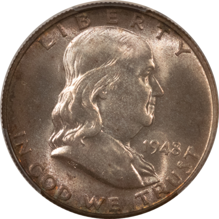 Franklin Halves 1948 FRANKLIN HALF DOLLAR – PCGS MS-65+ FBL