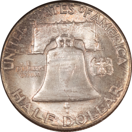 Franklin Halves 1949 FRANKLIN HALF DOLLAR – NGC MS-65 FBL, PRETTY GEM!