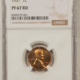 Lincoln Cents (Wheat) 1936 DOUBLED DIE OBVERSE LINCOLN CENT TYPE 2 PCGS MS-65 RB POP 3, 1 FINER! RARE!