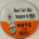 New Store Items 1952 EISENHOWER VOTE FOR IKE ANTI-STEVENSON HOLE IN SHOE 3″ BUTTON – EXCELLENT!