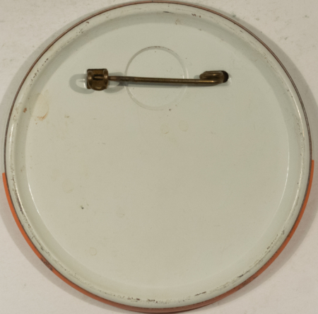 New Store Items 1952 EISENHOWER VOTE FOR IKE ANTI-STEVENSON HOLE IN SHOE 3″ BUTTON – EXCELLENT!