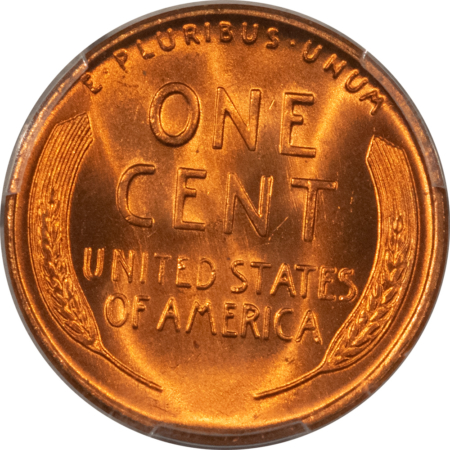 Lincoln Cents (Wheat) 1952-D LINCOLN CENT – PCGS MS-66 RD, LOOKS SUPERB!