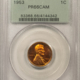 Lincoln Cents (Wheat) 1954 PROOF LINCOLN CENT – NGC PF-67 RD CAMEO, SUPERB RED!