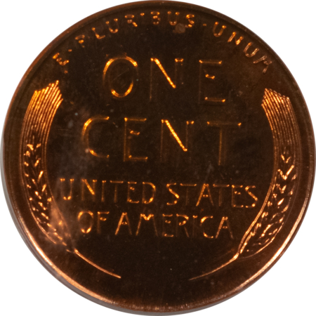 Lincoln Cents (Wheat) 1958 PROOF LINCOLN CENT – PCGS PR-67 CAM, PRETTY! FULL RED CAMEO!