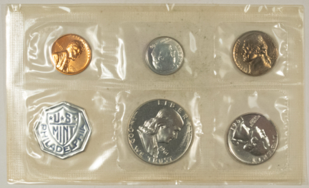 New Store Items 1961 US 5 COIN SILVER PROOF SET – GEM PROOF IN ORIGINAL ENVELOPE!