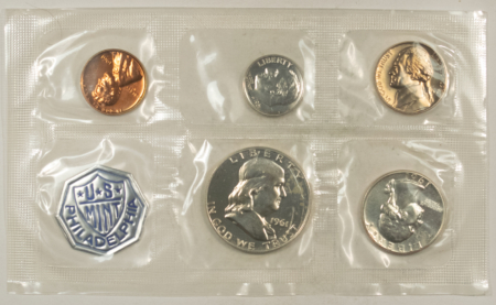New Store Items 1961 US 5 COIN SILVER PROOF SET – GEM PROOF IN ORIGINAL ENVELOPE!