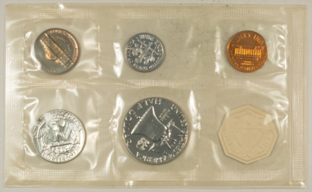 New Store Items 1961 US 5 COIN SILVER PROOF SET – GEM PROOF IN ORIGINAL ENVELOPE!