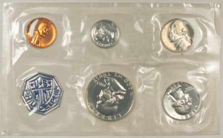 New Store Items 1963 US 5 COIN SILVER PROOF SET – GEM PROOF IN ORIGINAL ENVELOPE!