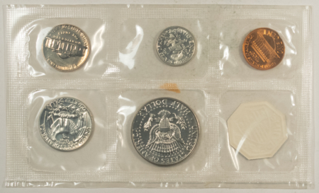 New Store Items 1964 US 5 COIN SILVER PROOF SET – GEM PROOF IN ORIGINAL ENVELOPE!