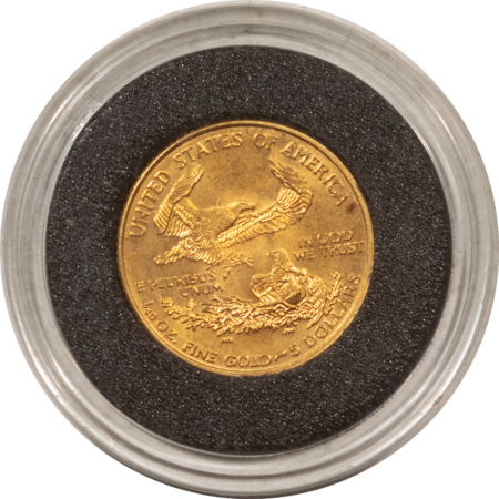 American Gold Eagles, Buffaloes, & Liberty Series 1997 $5 AMERICAN GOLD EAGLE, 1/10 OZ – FRESH GEM BU!