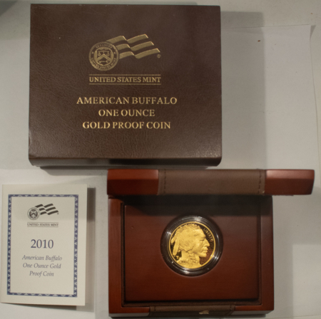 American Gold Eagles, Buffaloes, & Liberty Series 2010-W $50 1 OZ PROOF GOLD AMERICAN BUFFALO GEM PROOF IN ORIGINAL GOVT PACKAGING