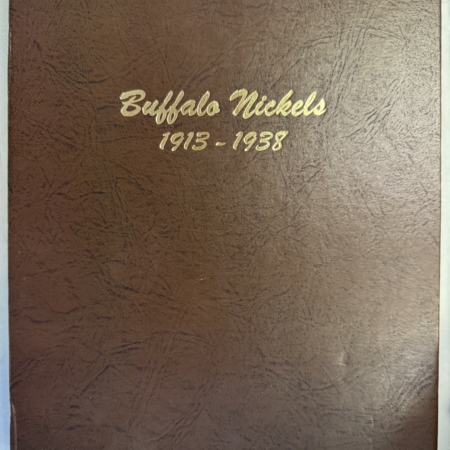 Early Commems DANSCO #7112 BUFFALO NICKEL ALBUM, 1913-1938, TWO PAGES – PRISTINE!