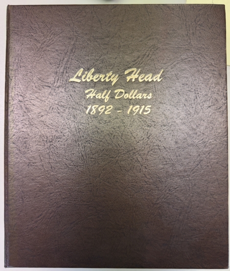Early Commems DANSCO #7150 LIBERTY HEAD HALF DOLLARS BARBER ALBUM 1892-1915 4 PAGES + SLIPCASE