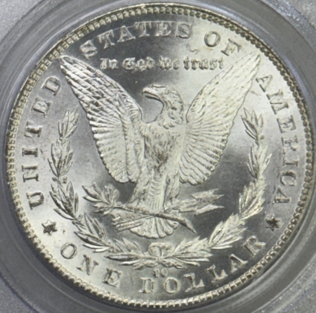 Dollars 1881-CC $1 MORGAN DOLLAR – PCGS MS-63, WHITE & CHOICE & CARSON CITY!