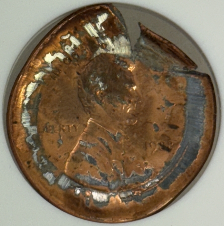 Lincoln Cents (Memorial) 1988 LINCOLN CENT – ANACS MS-62 RD, MAJOR BROADSTRUCK ERROR!