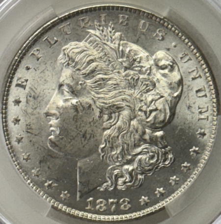 CAC Approved Coins 1878 7/8TF $1 MORGAN DOLLAR, STRONG – CACG MS-61, BLAST WHITE, PQ & CAC!