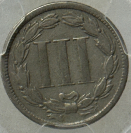 New Certified Coins 1882 THREE CENT NICKEL – PCGS F-15, TOUGH DATE!