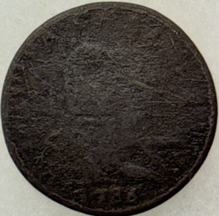 Colonials 1786 NEW JERSEY COLONIAL COPPER – LOW GRADE CIRCULATED