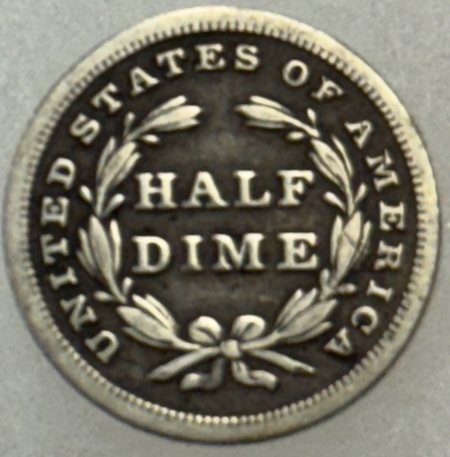 Liberty Seated Half Dimes 1839 SEATED LIBERTY HALF DIME, NO DRAPERY – DECENT CIRCULATED EXAMPLE!