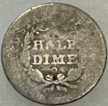 Liberty Seated Half Dimes 1840-O SEATED LIBERTY HALF DIME, WITH DRAPERY – CIRCULATED!