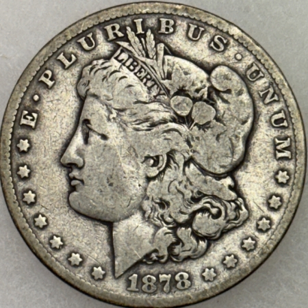 Morgan Dollars 1878-CC $1 MORGAN DOLLAR – PLEASING CIRCULATED EXAMPLE! CARSON CITY!