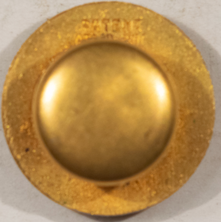 New Store Items 1896 MCKINLEY-HOBART 3/4″ LAPEL STUD, ENAMEL W/ RAISED GOLD ELEPHANT-SCARCE/MINT