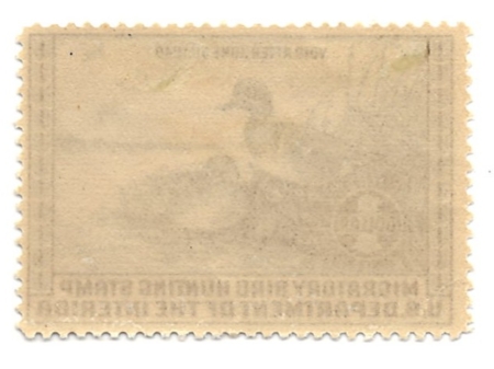 New Store Items SCOTT #RW-6, $1 CHOCOLATE, VOID AFTER JUNE 30, 1940, MOG-H, FINE, CAT $100