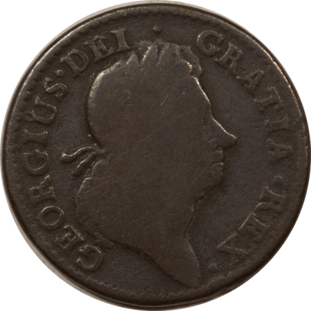 Colonials 1724 WOODS HIBERNIA COLONIAL – HONEST COIN BUT WITH WEAK DATE!
