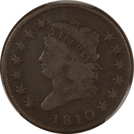 Classic Head Large Cents 1810 CLASSIC HEAD LARGE CENT – PCGS VG-08