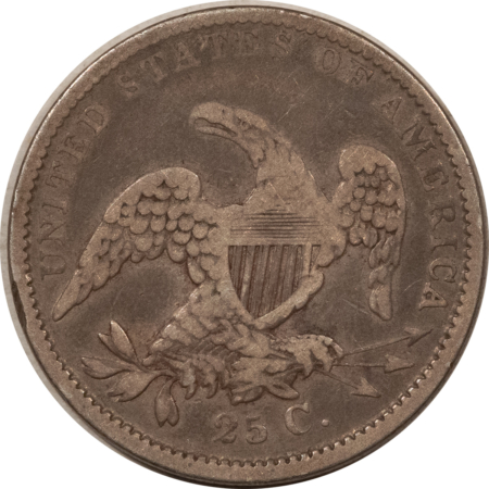 Capped Bust Quarters 1834 CAPPED BUST QUARTER – PLEASING CIRCULATED EXAMPLE, W/ OLD SMALL OBV MARKS!