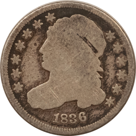Capped Bust Dimes 1836 CAPPED BUST DIME – CIRCULATED