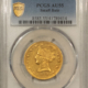 $10 1908-D $10 LIBERTY GOLD EAGLE, MOTTO – PCGS MS-64, FLASHY! $30k IN MS65!
