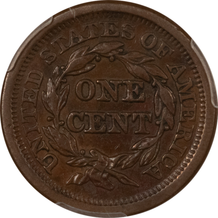 Braided Hair Large Cents 1850 BRAIDED HAIR LARGE CENT – PCGS AU-50
