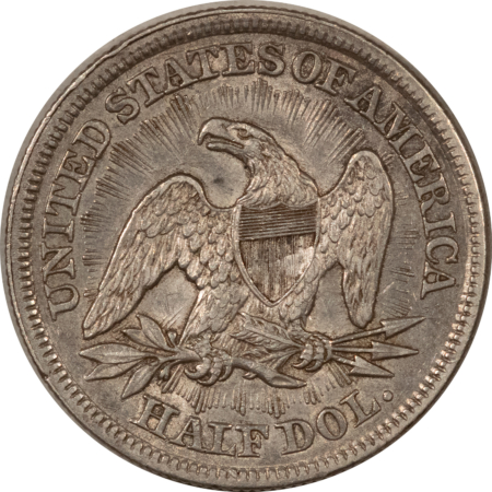 Half Dollars 1853 SEATED LIBERTY HALF DOLLAR, ARROWS & RAYS – HIGH GRADE EXAMPLE!