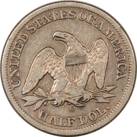 Half Dollars 1854-O SEATED LIBERTY HALF DOLLAR, ARROWS – PLEASING CIRCULATED EXAMPLE!