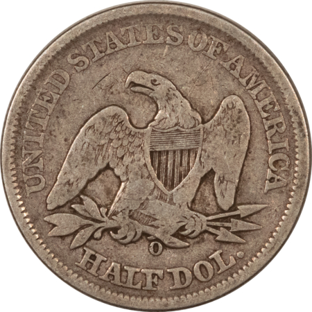 Half Dollars 1856-O SEATED LIBERTY HALF DOLLAR – PLEASING CIRCULATED EXAMPLE!