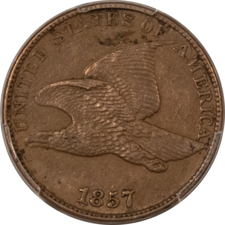 Flying Eagle 1857 FLYING EAGLE CENT – PCGS AU-53