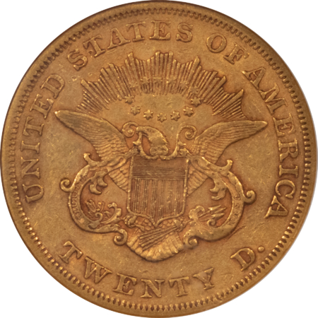$20 1859 TY1 NO MOTTO $20 LIBERTY GOLD DOUBLE EAGLE NGC XF-45 VERY RARE LOW MINTAGE!
