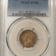 Indian 1864 INDIAN CENT, L ON RIBBON – PCGS AU-58, NICE ORIGINAL!