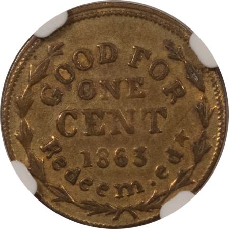 Civil War & Hard Times 1863 CIVIL WAR STORE CARD PROVIDENCE RI F-700E-2b FRANK GAY BOOKSELLER NGC AU-53