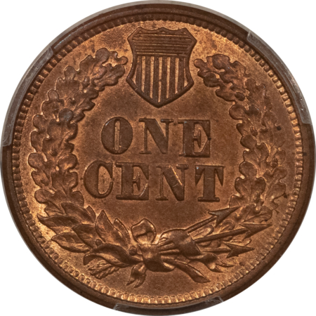 Indian 1864-L INDIAN CENT, RPD FS-2306, S-10 – PCGS MS-62 RB, TOUGH VARIETY!