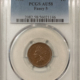 Indian 1864 INDIAN CENT, L ON RIBBON – PCGS AU-58, NICE ORIGINAL!