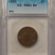 CAC Approved Coins 1864 TWO CENT PIECE, LARGE MOTTO – PCGS MS-65 RB, FRESH, PQ GEM & CAC APPROVED!