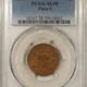 Lincoln Cents (Wheat) 1915 LINCOLN CENT, PCGS MS-63 BN, GLOSSY, SPOT-FREE & PQ!